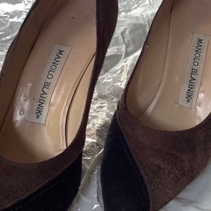 Manolo Blahnik Suede shoes